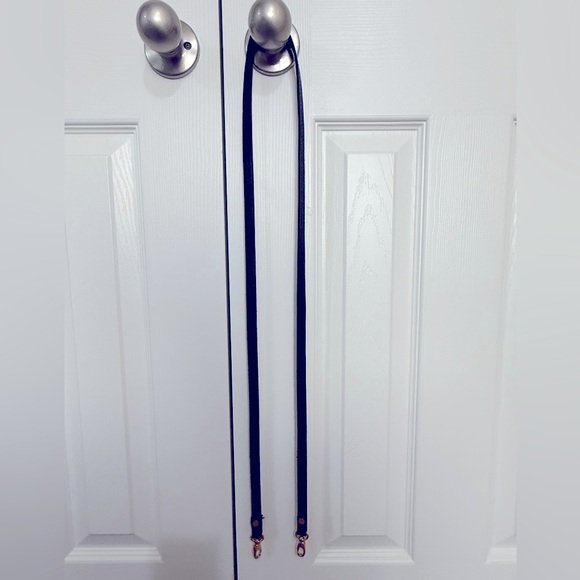 Jon Hart purse strap in Black Leather (from clear Lola bag) - Picture 1 of 3